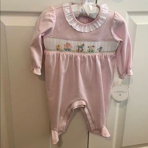 Cute vintage style girls footie